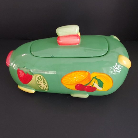 RARE * MIKE & IKE Ceramice Candy Bowl by Chino Hand Painted Sweet Nostalgia - Picture 4 of 10